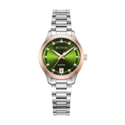 Bonia Elegance BNB10948-2697 Silver Stainless Steel Women Watch 